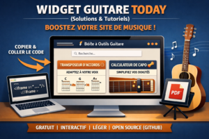 Widget Guitare Today : L’Outil Open Source pour Révolutionner votre Site de Musique Widget Guitare Today : L’Outil Open Source pour Révolutionner votre Site de Musique